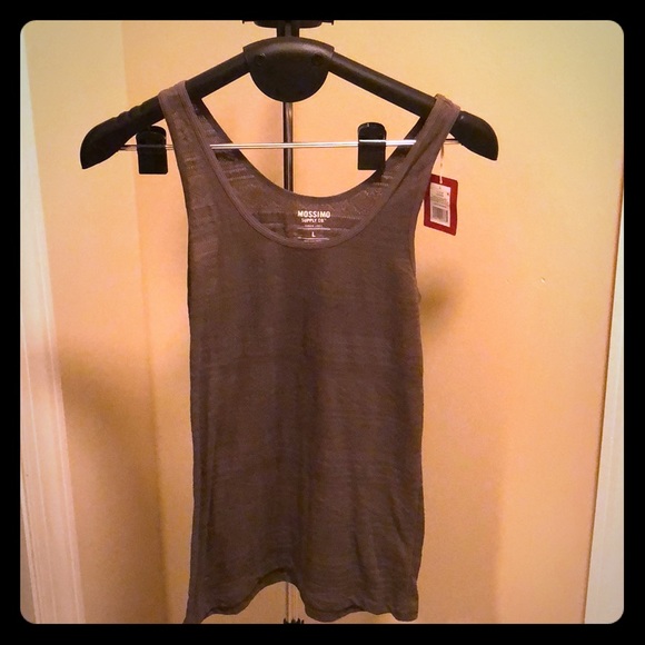 Mossimo Supply Co. Tops - Green lace tank tank. Mossimo supply SZ LRG NWT.